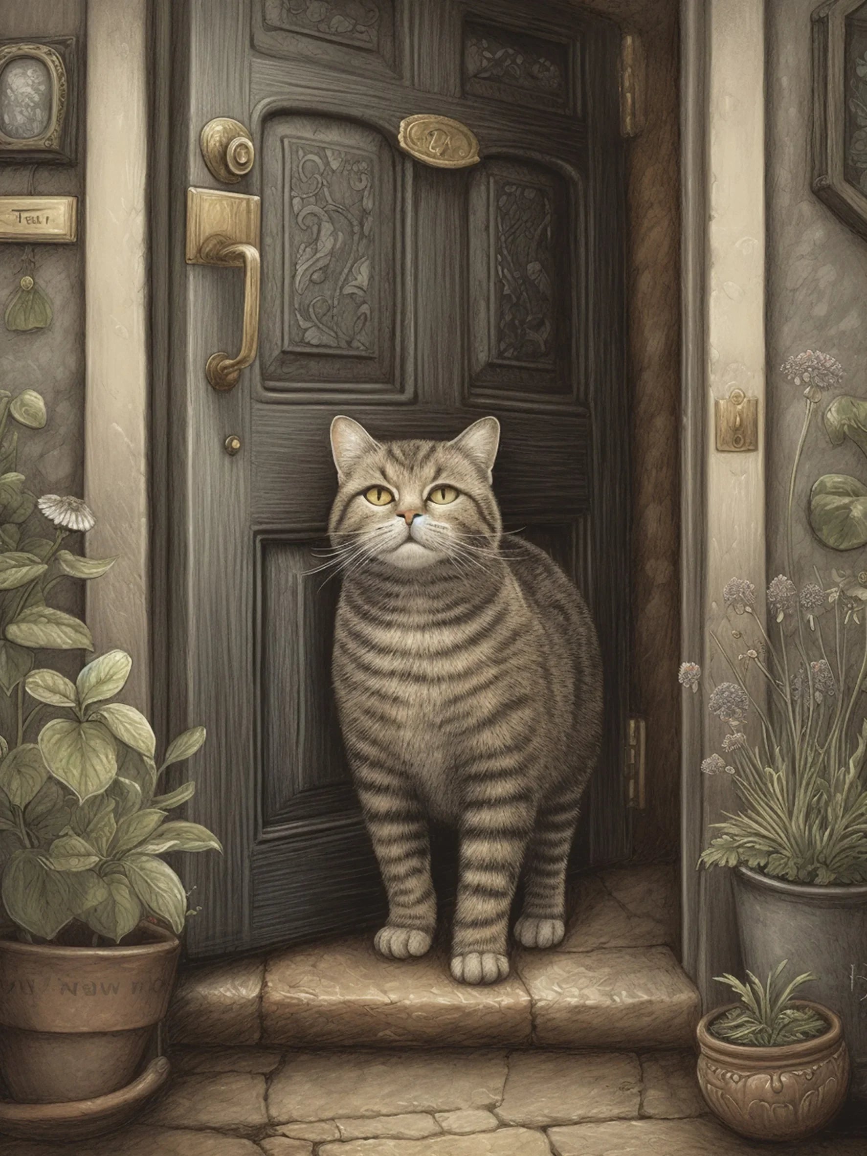 Unframed Canvas Cats Art Wall Poster Print For Living Room Bedroom Home Decoration Gifts