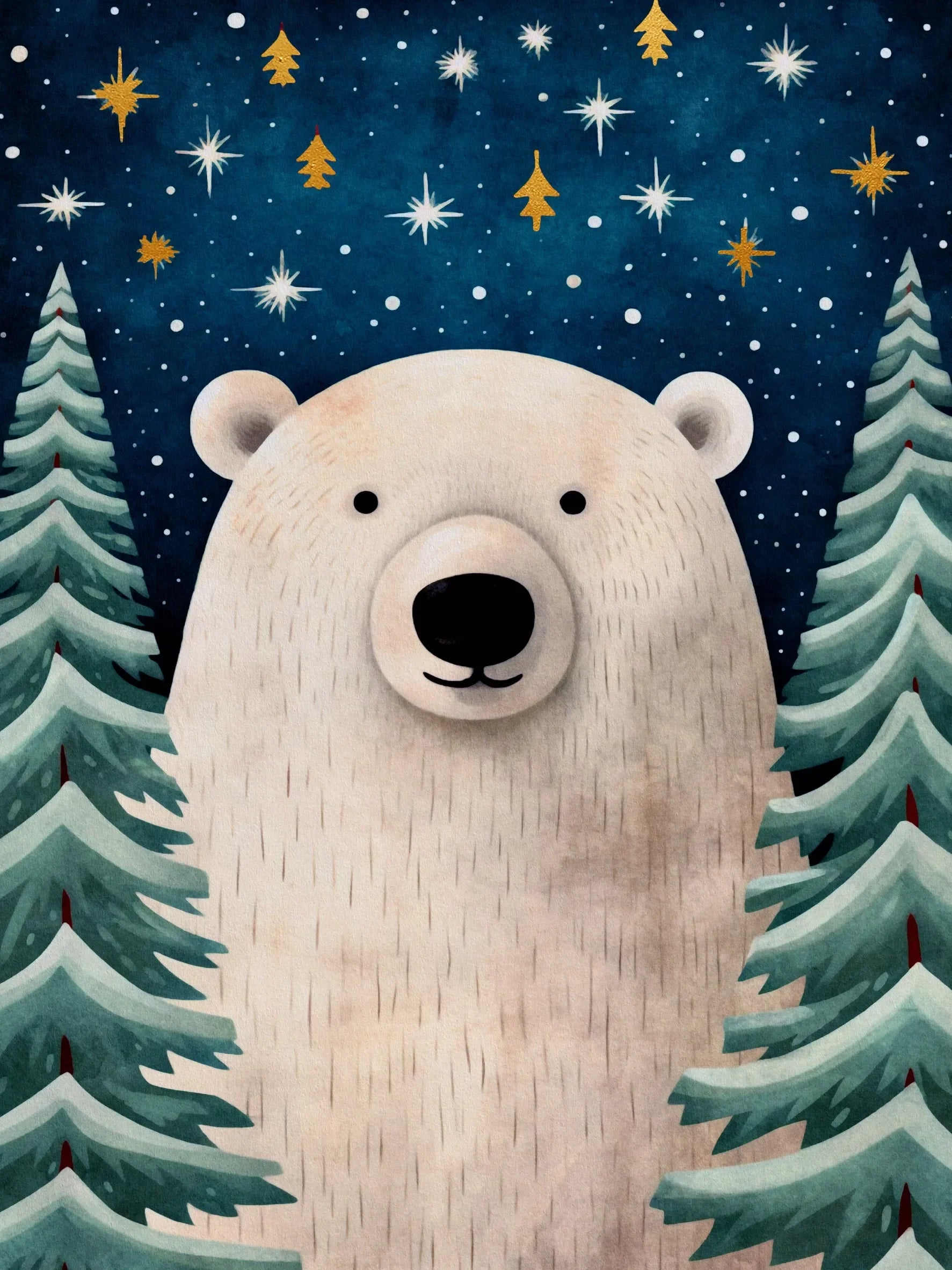 Funny Christmas Chic Art Unframed Canvas Print Poster Wall Picture for Living Room Bedroom Home Decor & Lovely Present