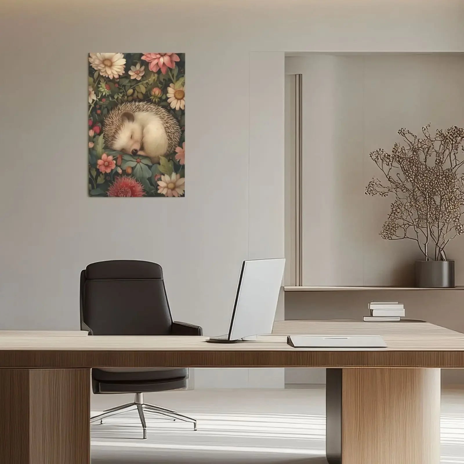 Sleeping Animals Style Unframed Canvas Wall Art Poster Home Decor for Bedroom Living Room & Wonderful Gift