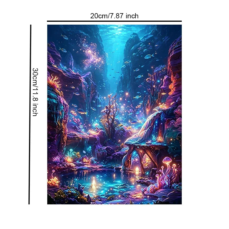 Unframed Wall Art Canvas Poster Dreamy Landscape Print For Living Room Bedroom Home Decor Perfect Gift