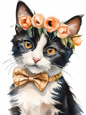 Calico Kitten Unframed Canvas Poster Wall Art Print For Home Living Room Bedroom Decor Nice Gift