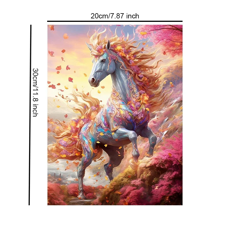 Unframed Canvas Wall Art Poster Print Fantasy Unicorns For Home Bedroom Living Room Decoration Gift Idea