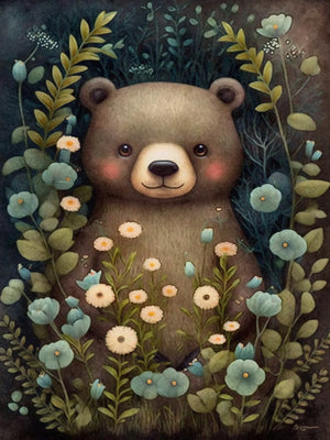 Unframed Canvas Print Wall Poster Cute Forest Animals Art For Living Room Bedroom Home Decor Lovely Gifts