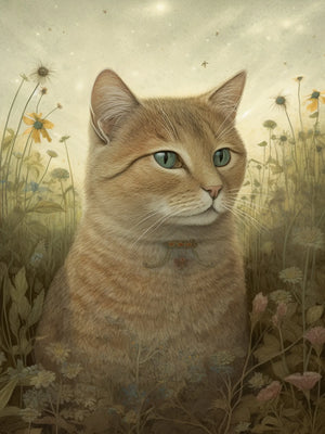 Unframed Canvas Cats Art Wall Poster Print For Living Room Bedroom Home Decoration Gifts