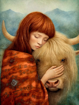Unframed Canvas Poster Wall Decor Animal Lovers - Art Print For Living Room Bedroom Home Gifts