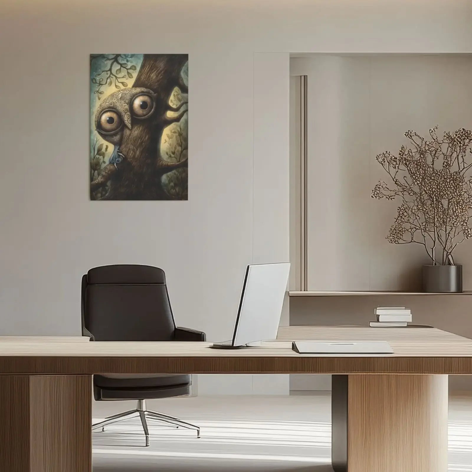 The Watching Forest Unframed Canvas Art Poster Modern Wall Decor for Home Living Room Bedroom & Ideal Present