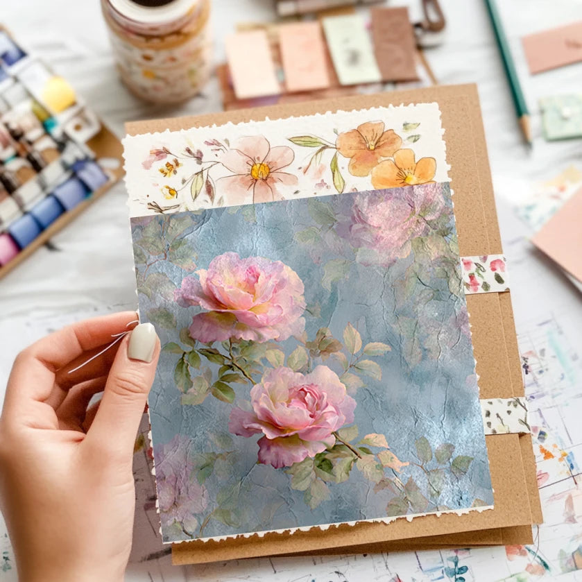 Scrapbook Paper Set (36 Sheets, 6x6 Inches): Vintage Art Craft Prints, Perfect for Junk Journal, Planner, Card Making & DIY