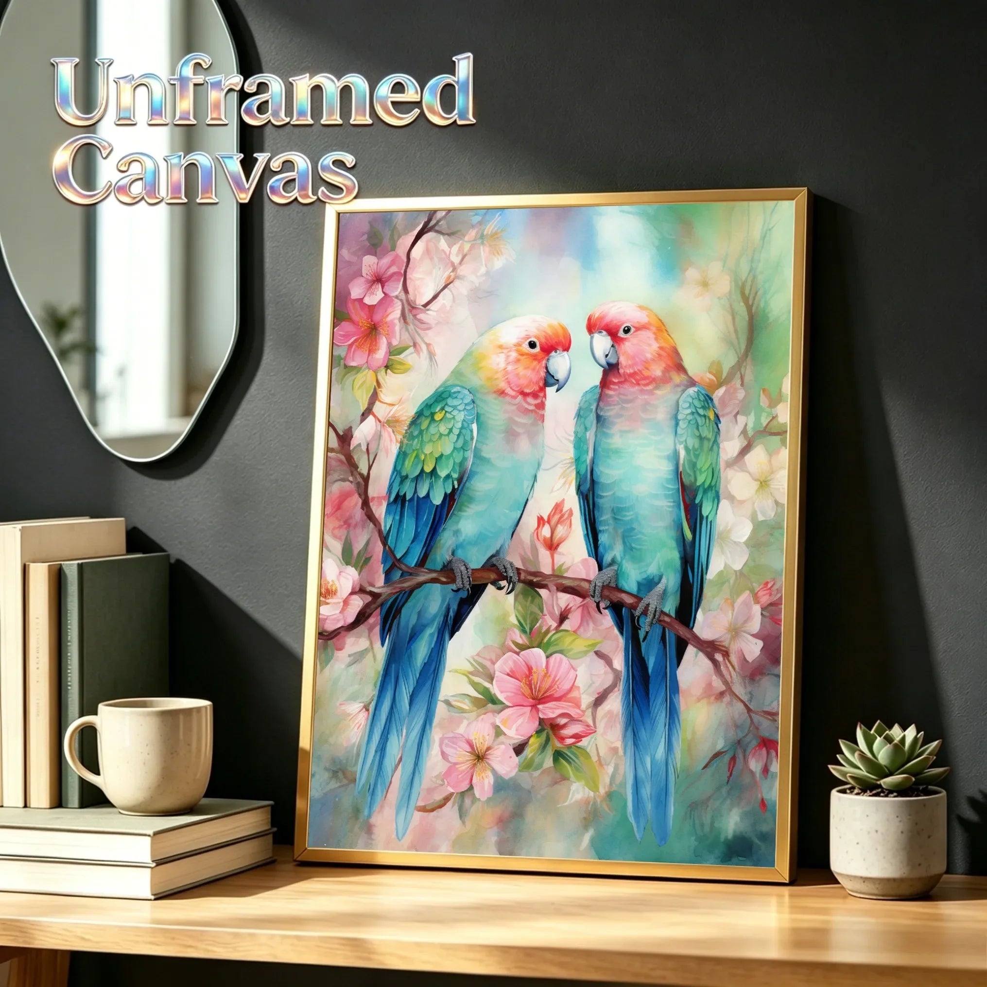 Wall Decor Unframed Canvas Print Fairytail Pastell Art Poster For Living Room Bedroom Home Decor Gifts
