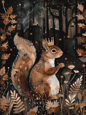 Regal Forest Animals Wall Art Unframed Canvas Print Poster Stylish Home Decor for Living Room Bedroom & Thoughtful Present
