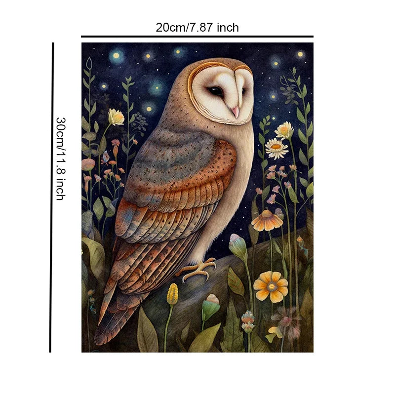 Midnight Animals Art Canvas Print Unframed Wall Poster Home Decoration for Bedroom Living Room & Great Gift Idea