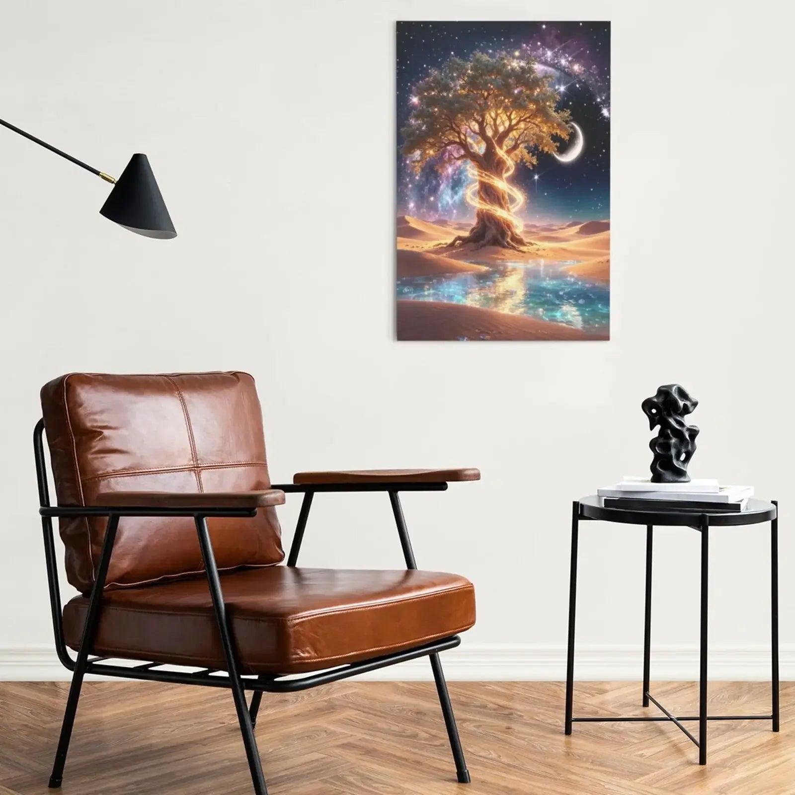 Dreamy Star Scenery Unframed Canvas Wall Art Print Poster For Home Living Room Bedroom Decoration Gift Idea