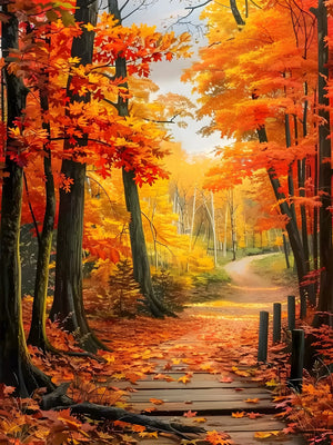 Unframed Canvas Poster Print Fall Autumn Theme Wall Art For Living Room Bedroom Home Decor Gifts