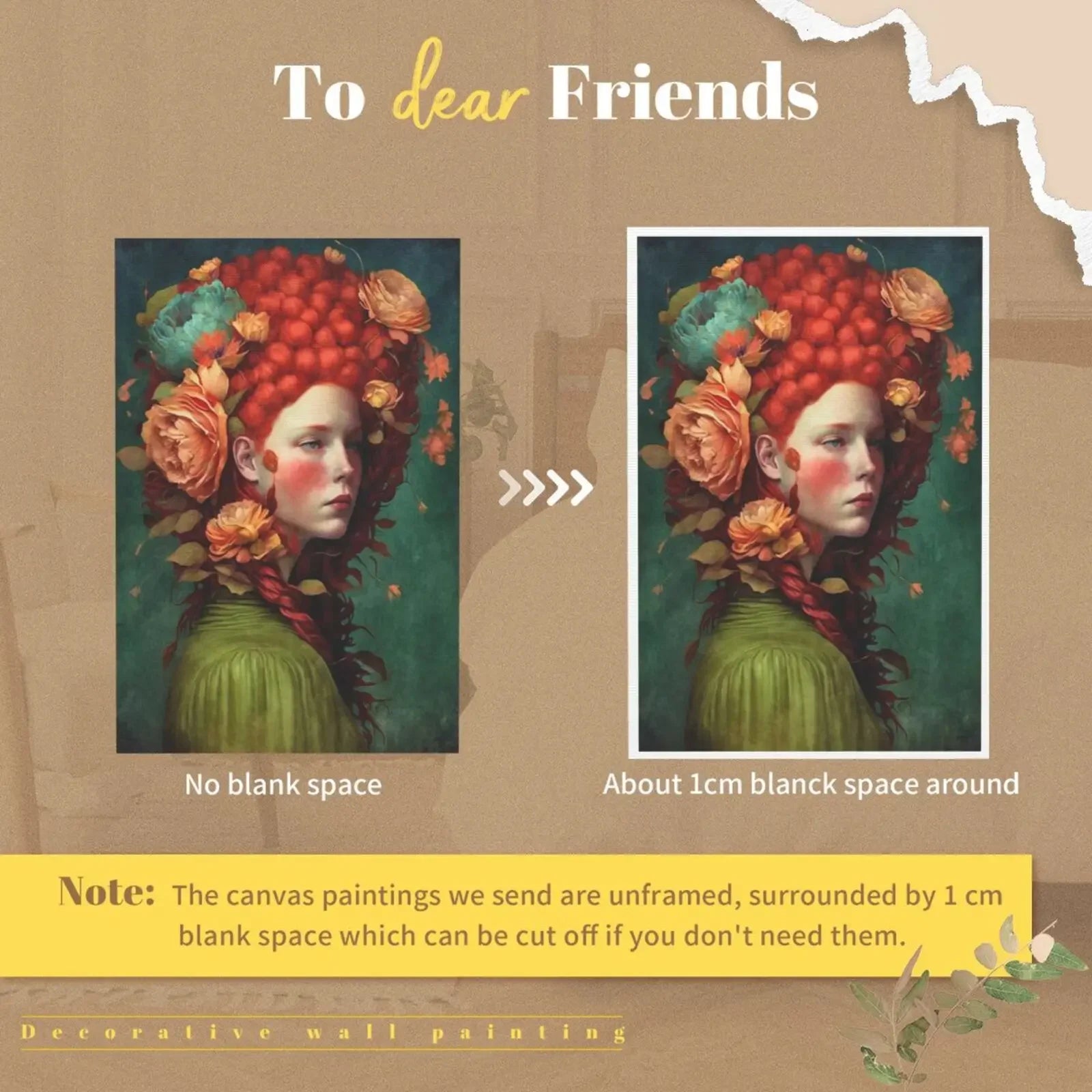 Unframed Canvas World Women Canvas Print Poster Wall Art Poster for Living Room Bedroom Home Decor Gifts