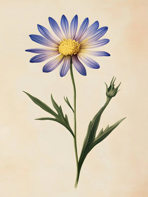 Wildflower Unframed Canvas Print Poster Artwork Modern Wall Art for Living Room Bedroom Home Wall Decor & Perfect Gift Idea