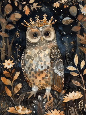 Regal Forest Animals Wall Art Unframed Canvas Print Poster Stylish Home Decor for Living Room Bedroom & Thoughtful Present