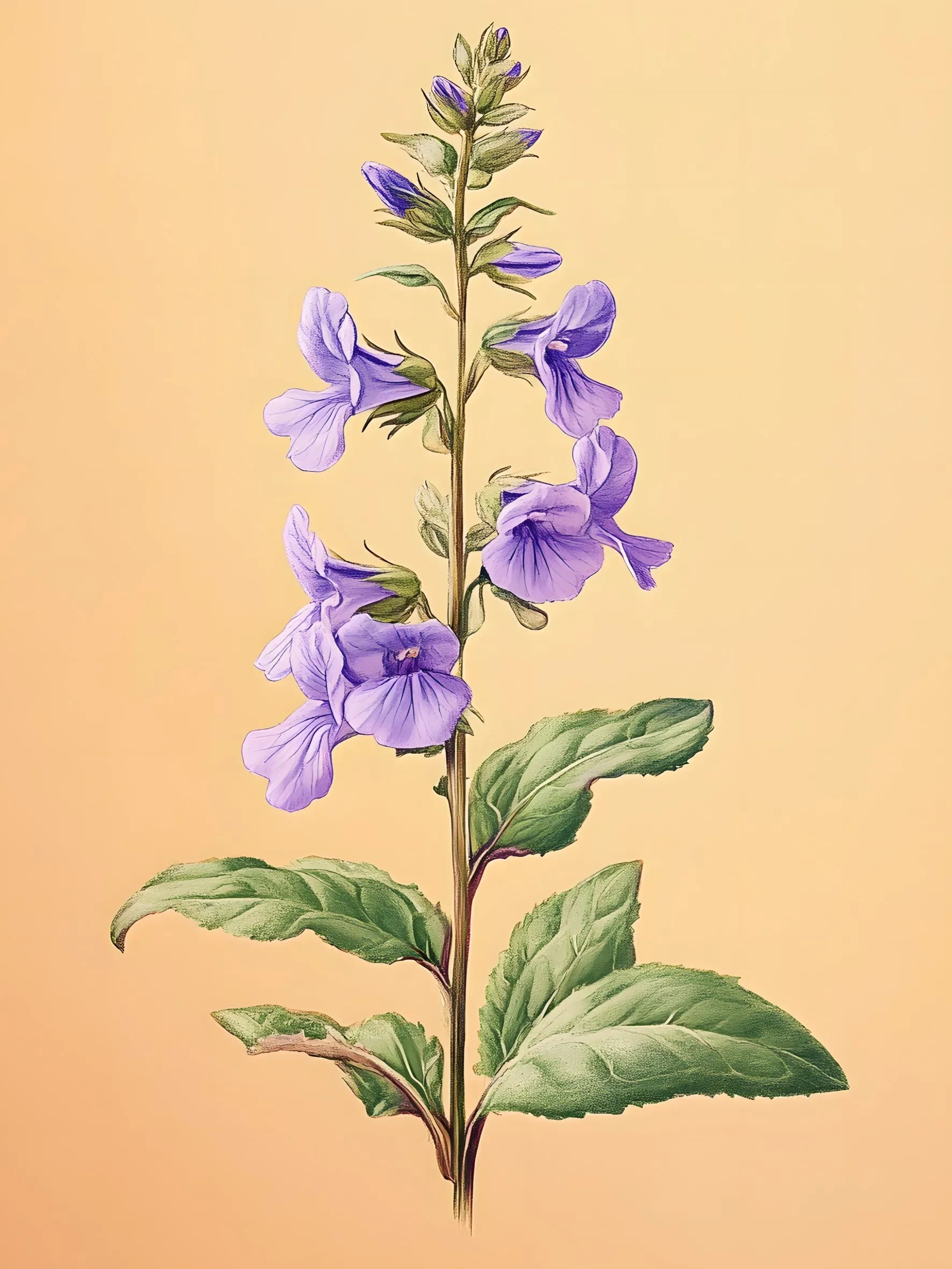 Wildflower Unframed Canvas Print Poster Artwork Modern Wall Art for Living Room Bedroom Home Wall Decor & Perfect Gift Idea
