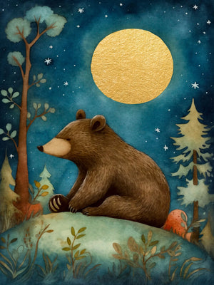 Animals Sleeping Unframed Canvas Print Wall Art Poster For Living Room Bedroom Home Decoration Gifts