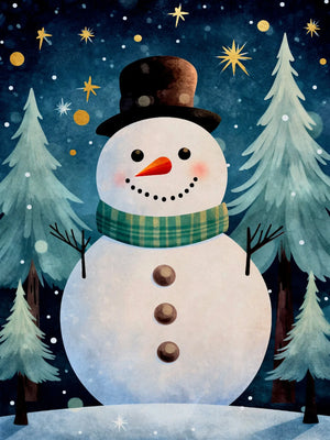 Funny Christmas Chic Art Unframed Canvas Print Poster Wall Picture for Living Room Bedroom Home Decor & Lovely Present