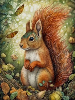 Unframed Canvas Print Wall Art Decor Retro Boho Forest Animal Poster For Living Room Bedroom Home Decoration