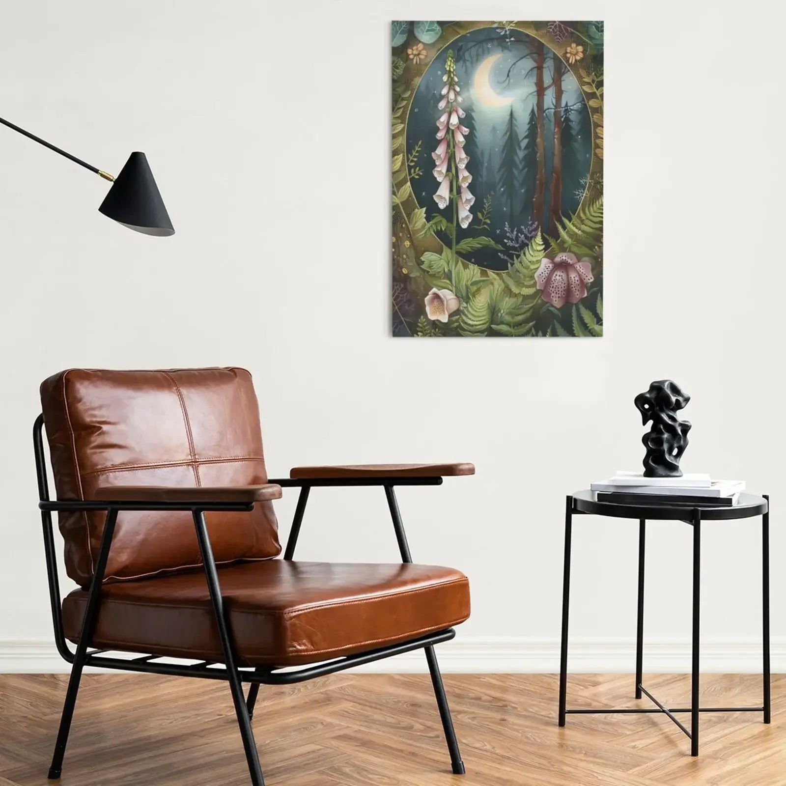 Forest Flowers Art Print Unframed Canvas Wall Poster Home Decoration for Living Room Bedroom & Nice Gift Idea