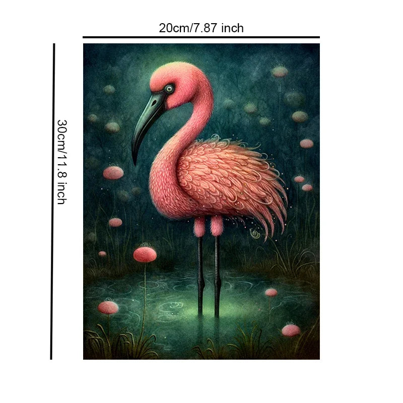 Wall Art Decor Poster Unframed Canvas Dark Jungle Animals Print For Living Room Bedroom Home Decoration