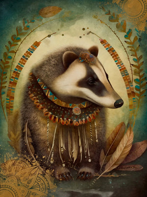 Unframed Canvas Home Decor Wall Art Bohemian Animals Print Poster For Living Room Bedroom Decoration