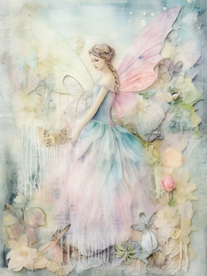 Wall Decor Unframed Canvas Print Fairytail Pastell Art Poster For Living Room Bedroom Home Decor Gifts