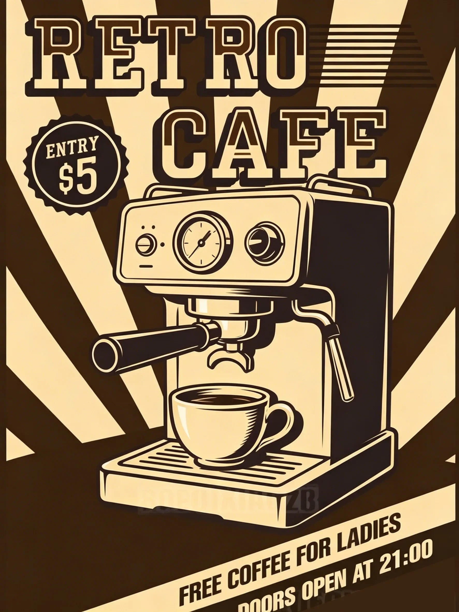 Retro Poster Scenes Unframed Canvas Print Poster Wall Art for Home Living Room Bedroom Decor & Ideal Gift Choice