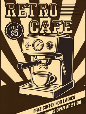 Retro Poster Scenes Unframed Canvas Print Poster Wall Art for Home Living Room Bedroom Decor & Ideal Gift Choice