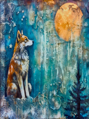 Forest Animals Art Unframed Canvas Print Wall Poster Stylish Home Decoration for Living Room Bedroom & Fine Gift