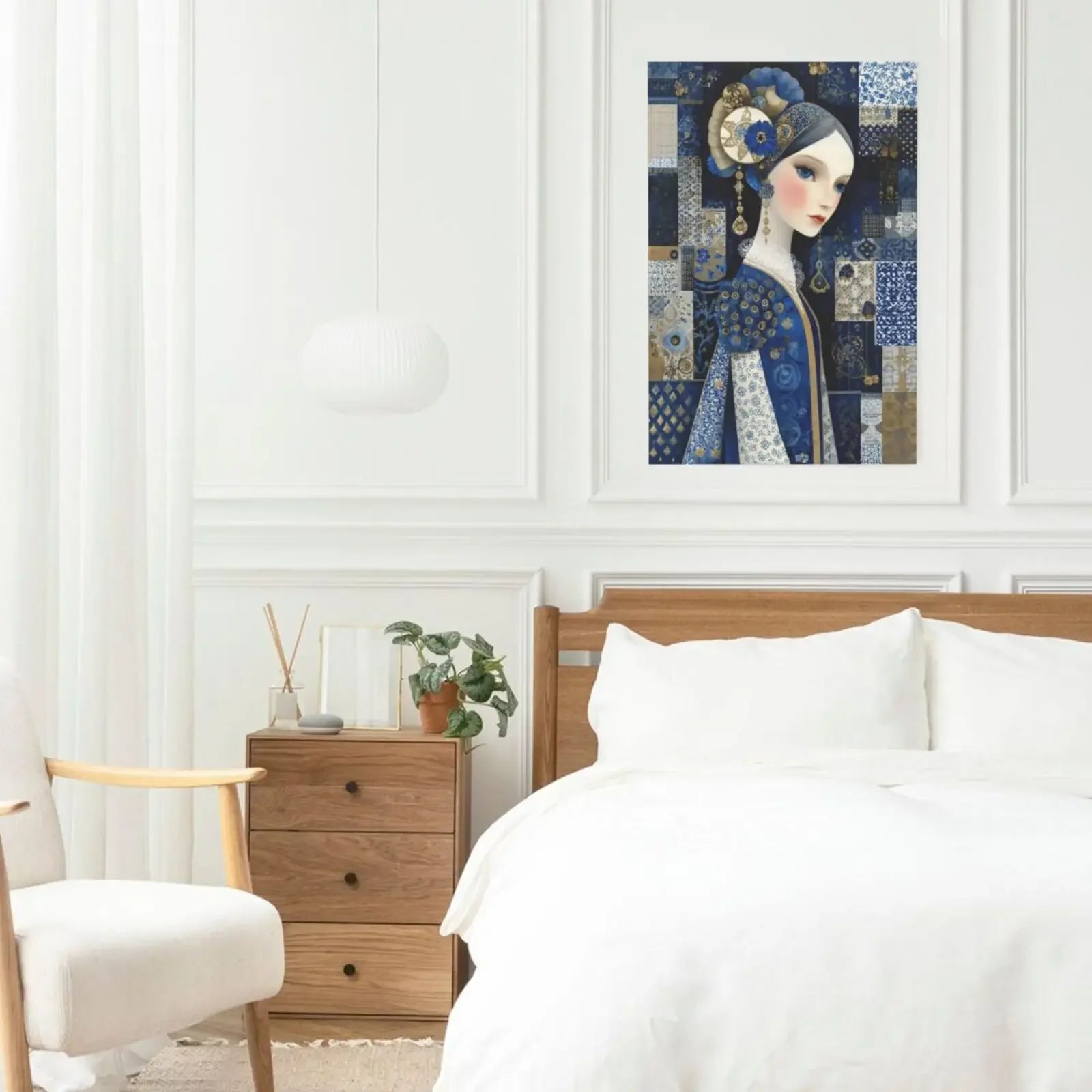 Golden Age Unframed Canvas Print Wall Art Poster Home Decoration for Bedroom Living Room & Great Gift