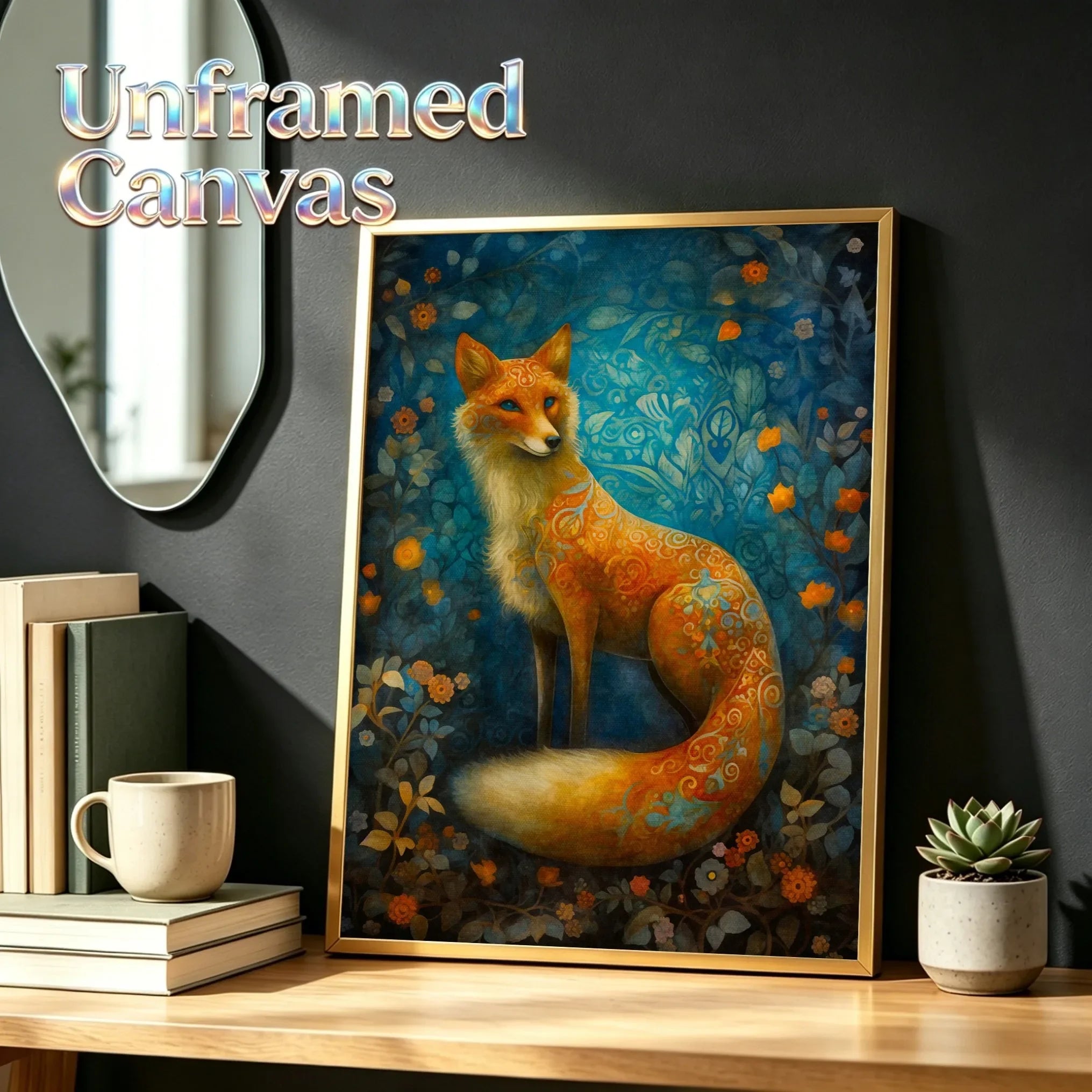 Holy Forest Unframed Canvas Wall Art Poster Home Decor for Living Room Bedroom & Thoughtful Gift Idea
