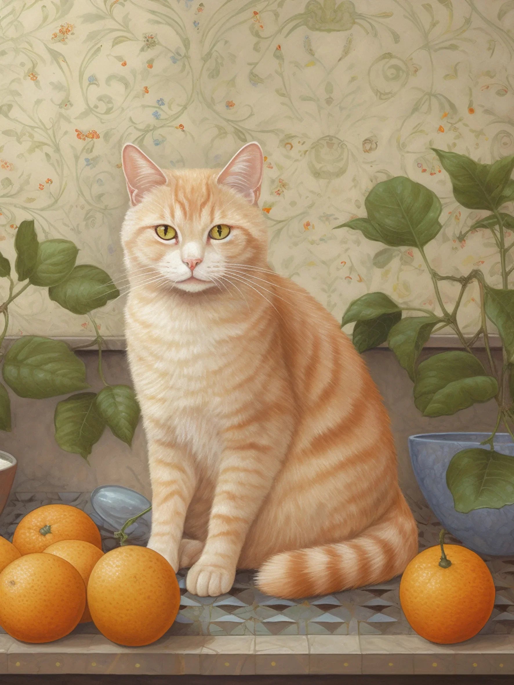 Unframed Canvas Cats Art Wall Poster Print For Living Room Bedroom Home Decoration Gifts