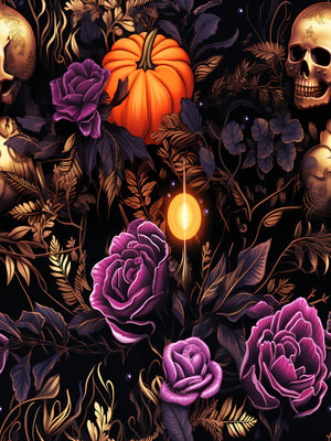 Retro Dark Roses Unframed Canvas Art Print Unframed Wall Poster For Living Room Bedroom Home Decor And Nice Gifts