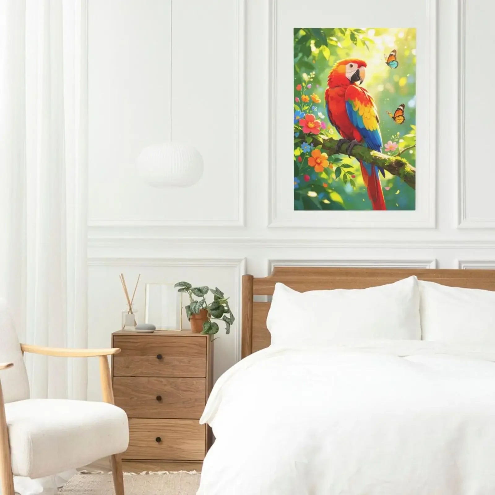 Unframed Poster Wall Art Canvas Print Colorful Animals For Home Living Room Bedroom Decoration Gift