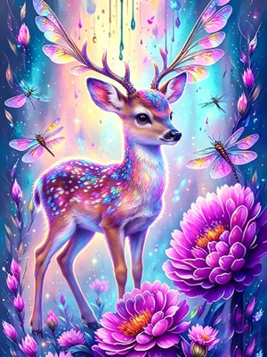 Living Room Bedroom Wall Decor Dreamy Animals Unframed Canvas Art Print Poster Home Decoration Gift