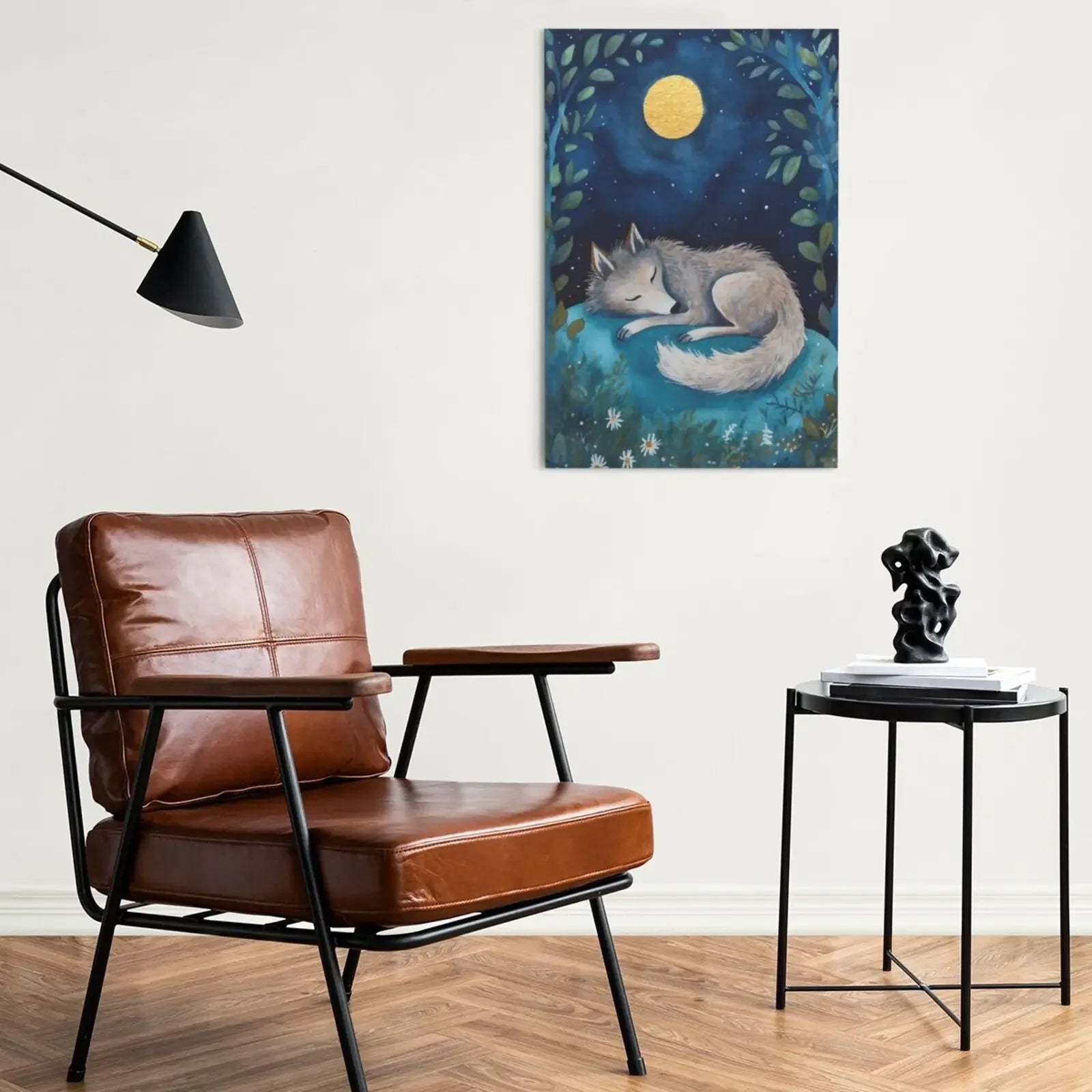 Animals Sleeping Unframed Canvas Print Wall Art Poster For Living Room Bedroom Home Decoration Gifts
