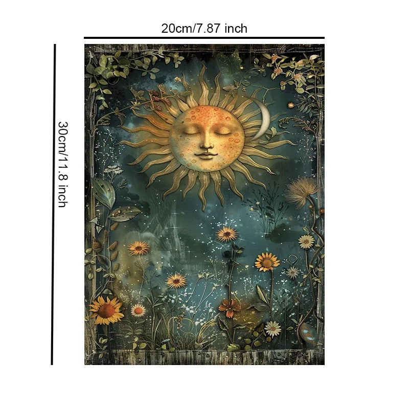 Unframed Canvas Art Poster Retro Fairytale Woodland Wall Decor For Living Room Bedroom Home Decoration Gift