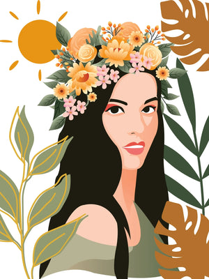 Unframed Canvas Wall Art Print Poster Art Girl For Home Living Room Bedroom Decor Nice Gifts