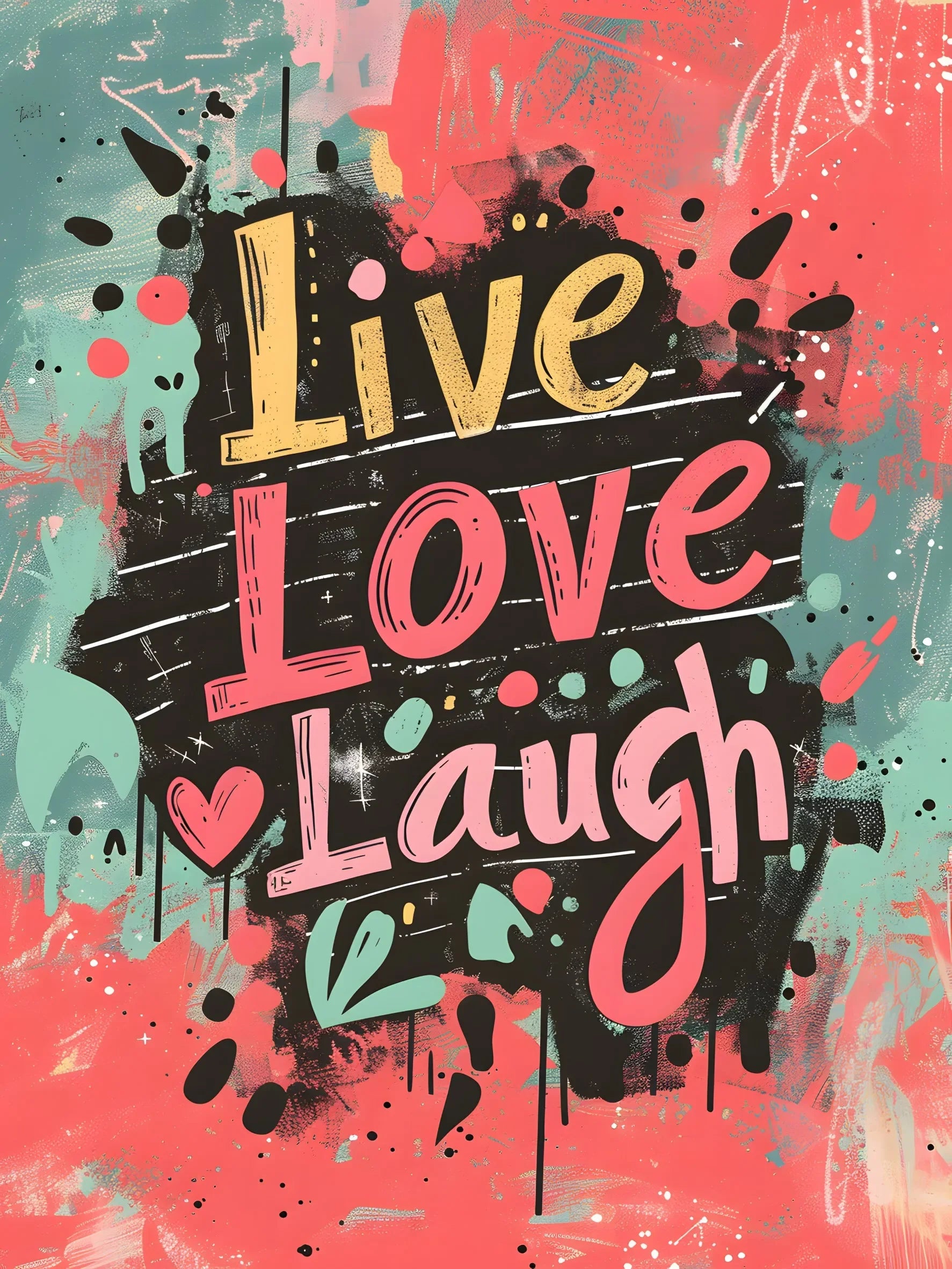 Motivational Short Quotes Unframed Canvas Wall Art Poster Home Decor for Living Room Bedroom & Fine Gift Option