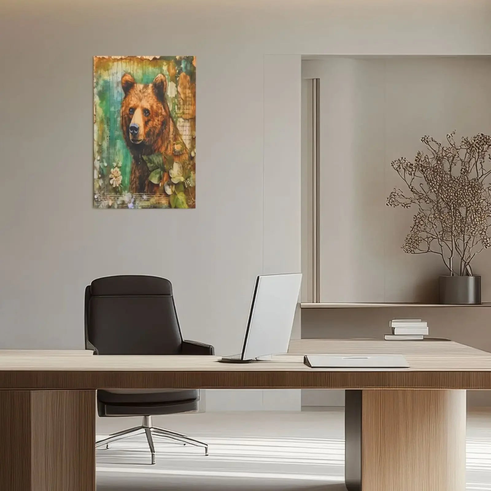 Forest Animals Art Unframed Canvas Print Wall Poster Stylish Home Decoration for Living Room Bedroom & Fine Gift