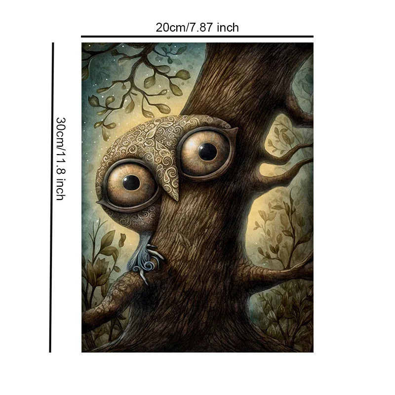 The Watching Forest Unframed Canvas Art Poster Modern Wall Decor for Home Living Room Bedroom & Ideal Present