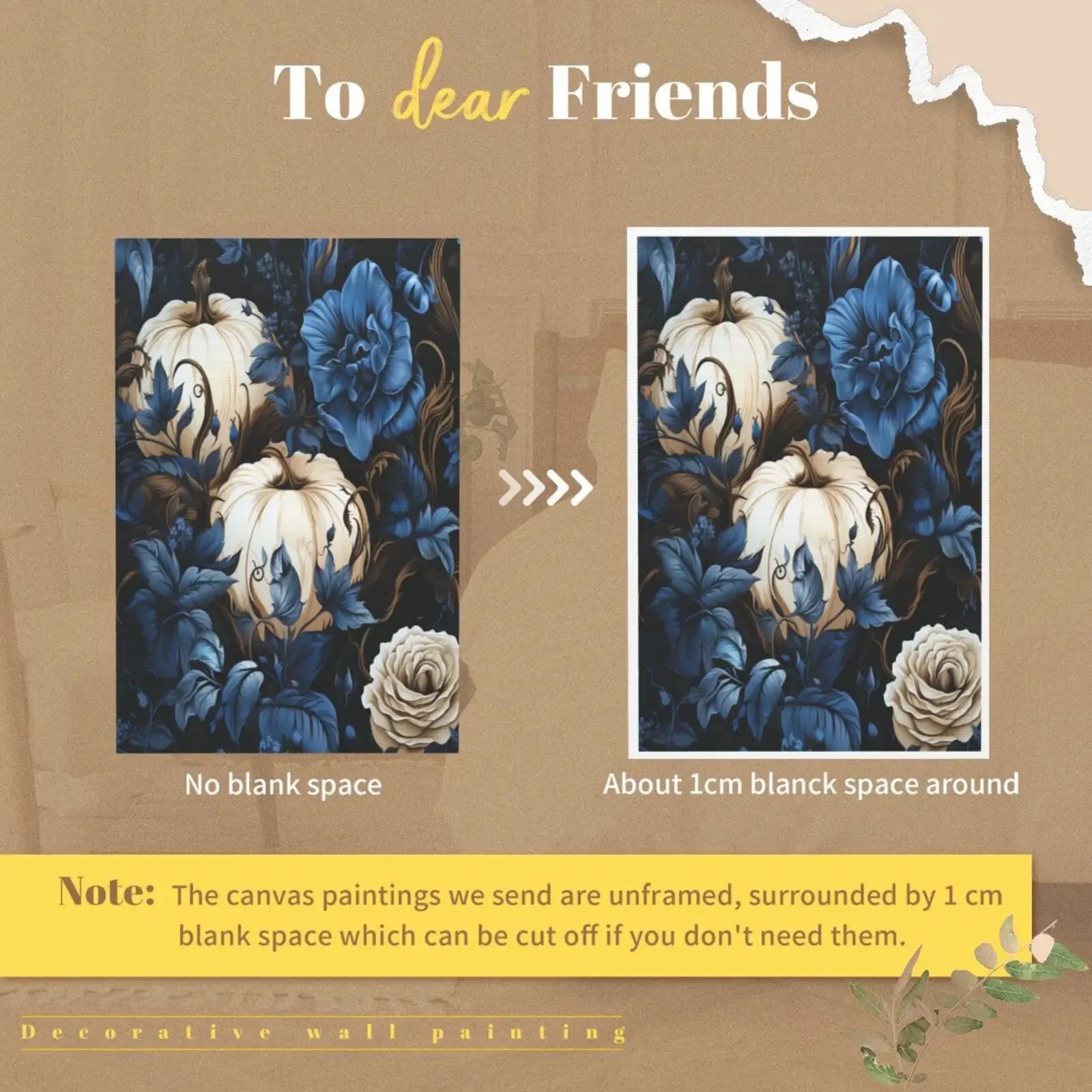 Retro Dark Roses Unframed Canvas Art Print Unframed Wall Poster For Living Room Bedroom Home Decor And Nice Gifts