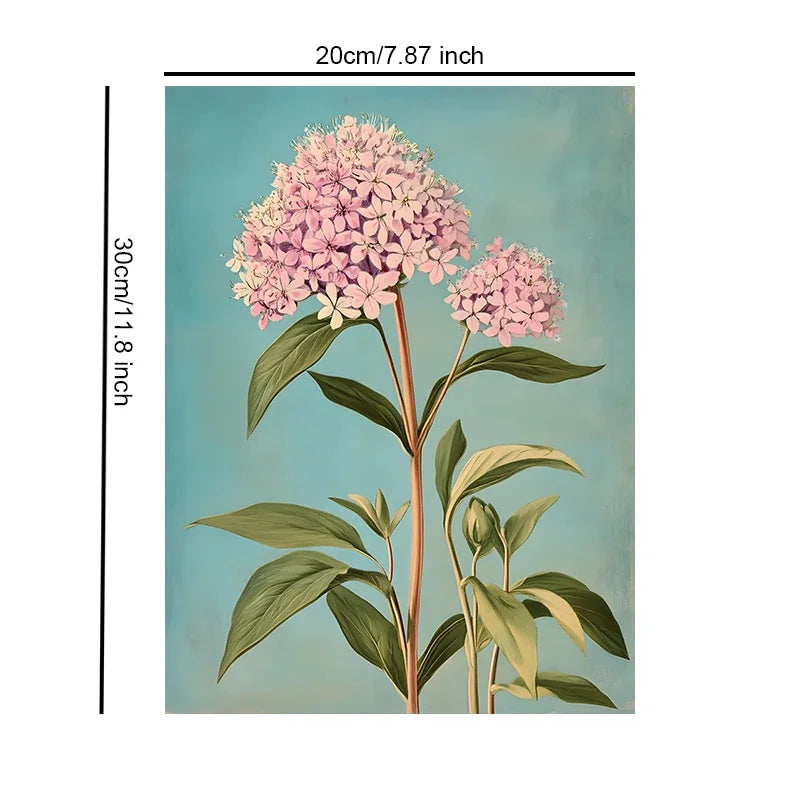 Wildflower Unframed Canvas Print Poster Artwork Modern Wall Art for Living Room Bedroom Home Wall Decor & Perfect Gift Idea