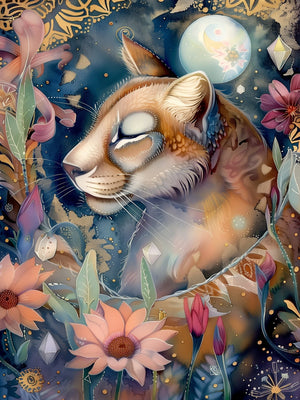 Crystal Animals Unframed Canvas Art Print Wall Poster For Living Room Bedroom Home Decor Nice Gifts