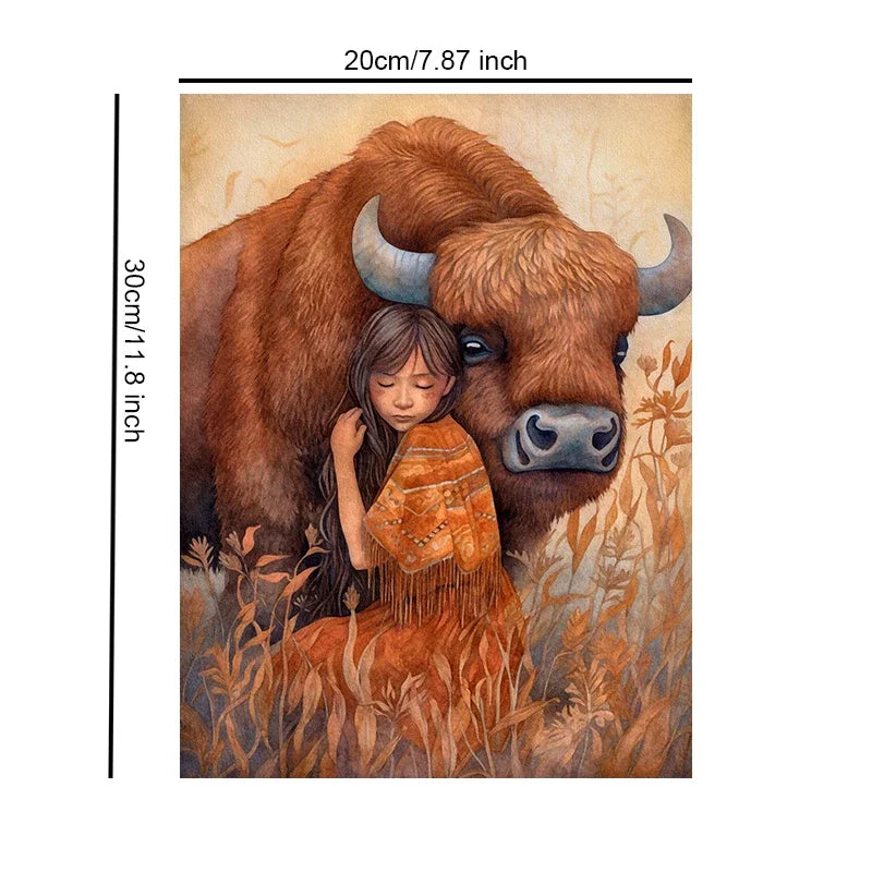 Unframed Canvas Poster Wall Decor Animal Lovers - Art Print For Living Room Bedroom Home Gifts