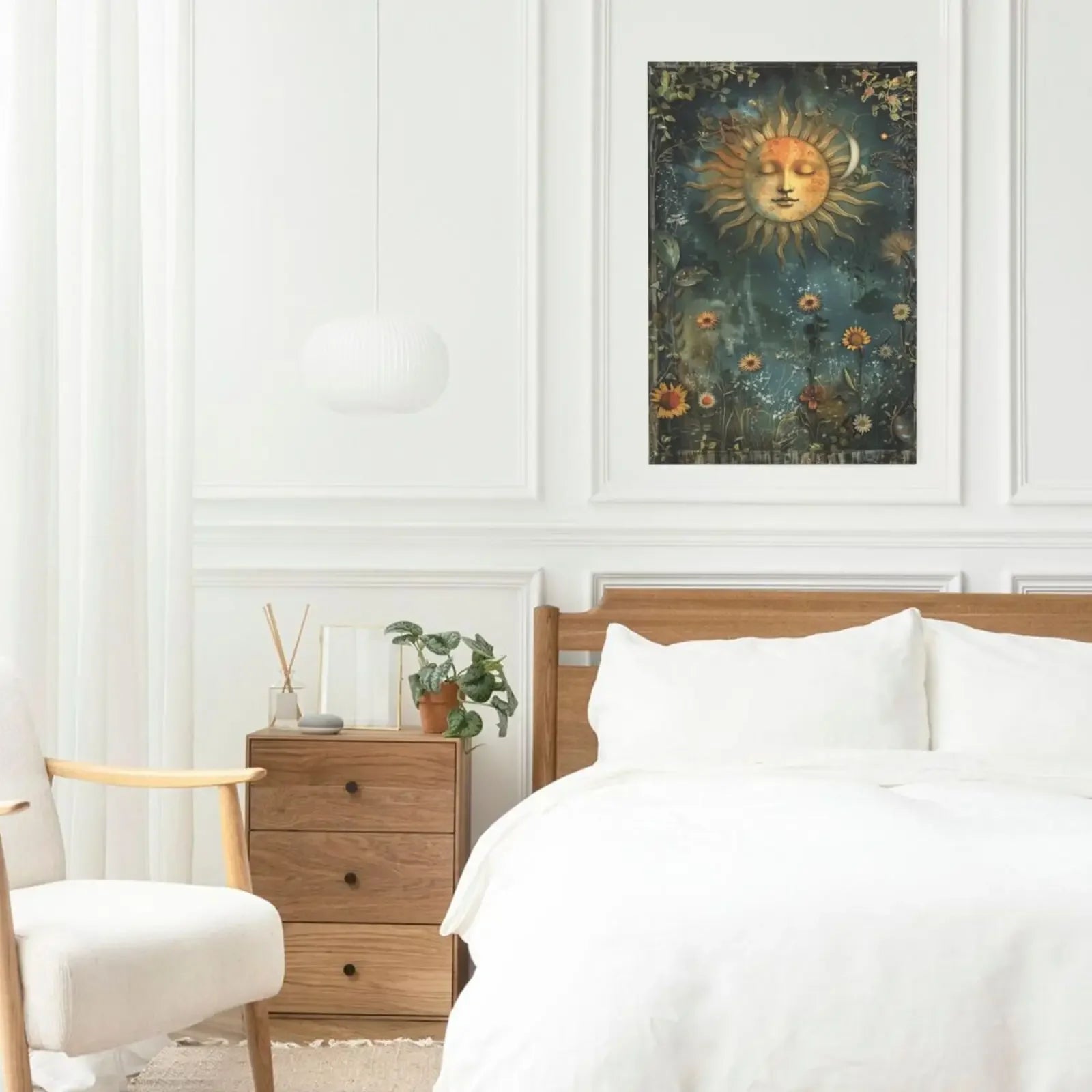 Unframed Canvas Art Poster Retro Fairytale Woodland Wall Decor For Living Room Bedroom Home Decoration Gift