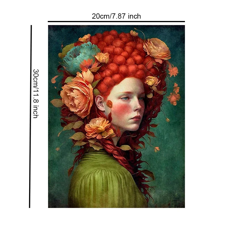 Unframed Canvas World Women Canvas Print Poster Wall Art Poster for Living Room Bedroom Home Decor Gifts