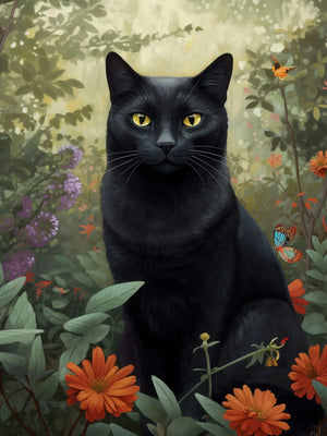 Unframed Canvas Cats Art Wall Poster Print For Living Room Bedroom Home Decoration Gifts