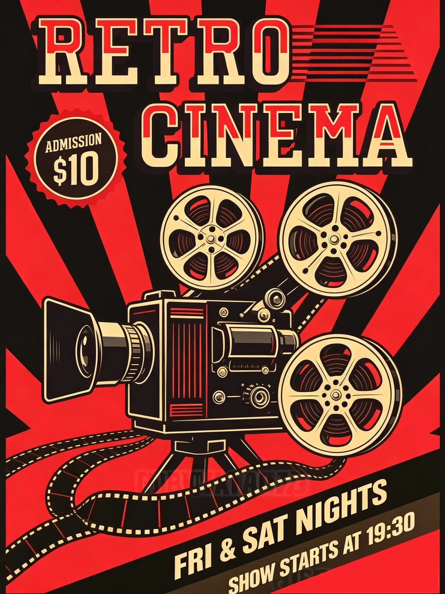 Retro Poster Scenes Unframed Canvas Print Poster Wall Art for Home Living Room Bedroom Decor & Ideal Gift Choice